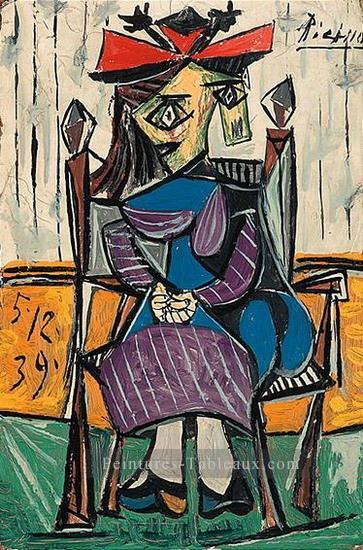 Femme assise 2 1962 Cubisme Peintures à l'huile